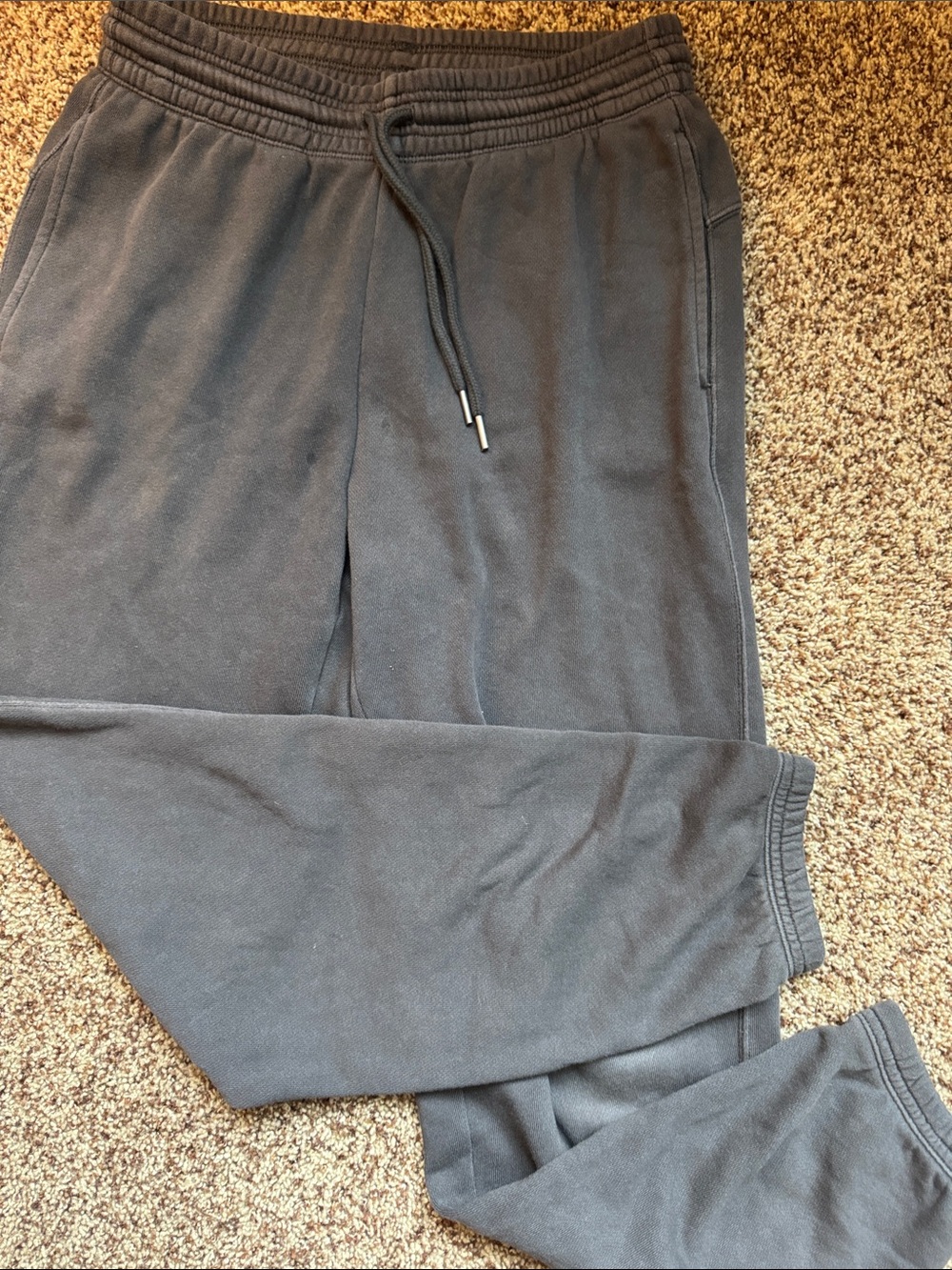 aerie women’s Charcoal Black Drawstring Joggers